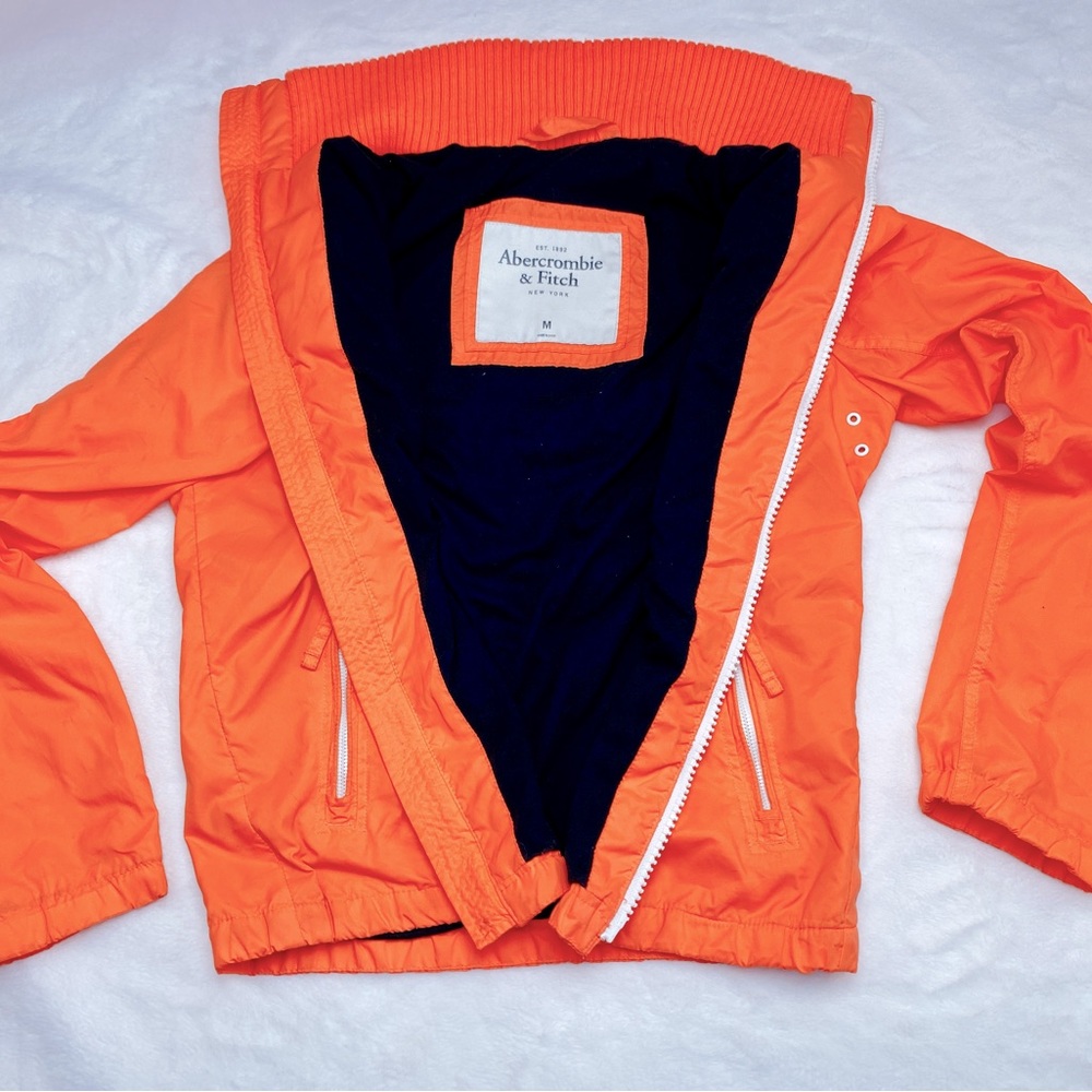 Abercrombie And Fitch Lightweight Orange Mens jacket
